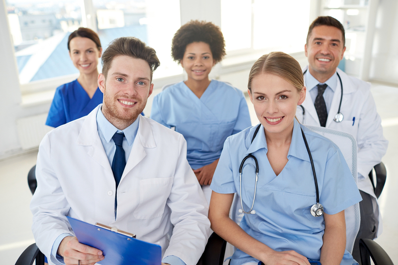 Group of Respiratory Care Specialists and Doctors